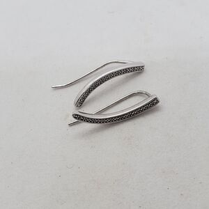 Sterling Silver and CZ Earrings